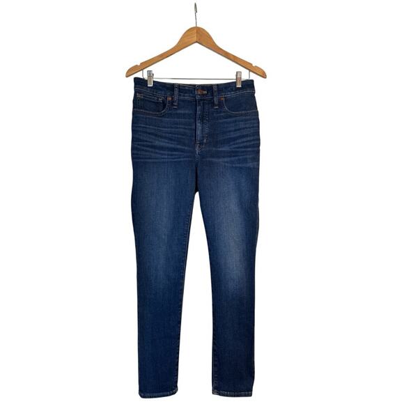 Madewell Women's Curvy High-Rise Skinny Jeans High Waisted Denim Size 29 Blue - Picture 3 of 12
